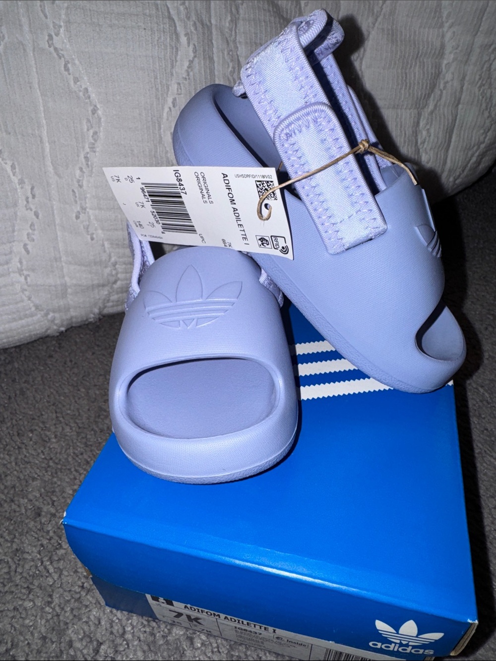 Adidas Adifom Adilette Slides - Toddler 7K (NWT)